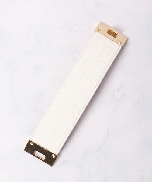 Ree&Mee（リーアンドミー）の「Ree＆Mee ブレスレット バングル ゴールド バックル ブレス アクセサリー（ブレスレット・メンズ・ホワイト/ブラック/ベージュ/ベージュ系その他/ホワイト系その他・FREE）」の16枚目の写真