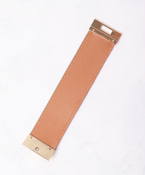 Ree&Mee（リーアンドミー）の「Ree＆Mee ブレスレット バングル ゴールド バックル ブレス アクセサリー（ブレスレット・メンズ・ホワイト/ブラック/ベージュ/ベージュ系その他/ホワイト系その他・FREE）」の13枚目の写真