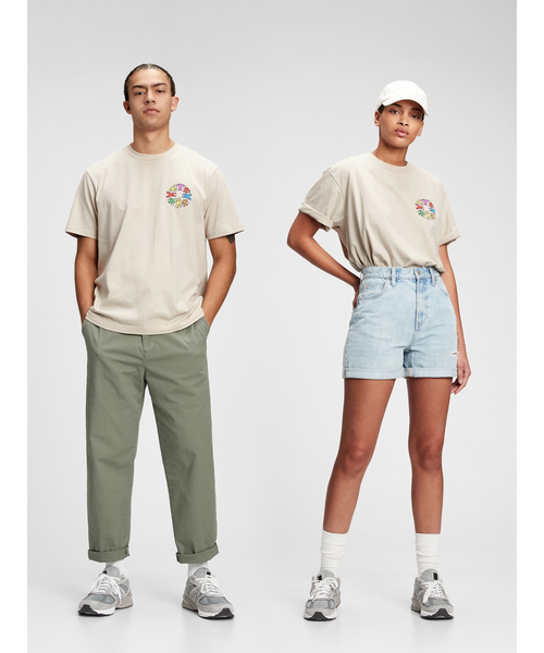 GAP（ギャップ）の「キース・ヘリング グラフィックTシャツ（Tシャツ/カットソー・メンズ・ネイビー/グレー/ブルー/その他/その他2/その他3・S/M/L/XL/XS）」の5枚目の写真