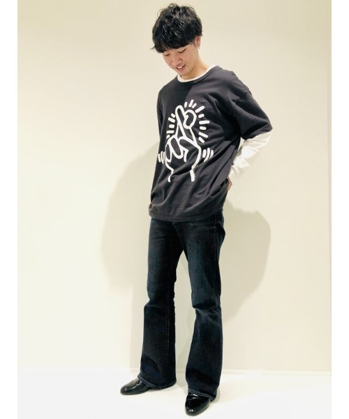 GAP（ギャップ）の「キース・ヘリング グラフィックTシャツ（Tシャツ/カットソー・メンズ・ネイビー/グレー/ブルー/その他/その他2/その他3・S/M/L/XL/XS）」の20枚目の写真