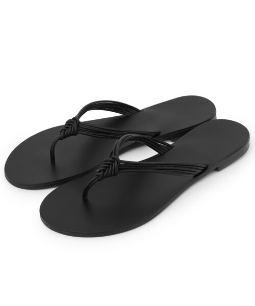 DRESSTERIOR(ドレステリア)の「◆【GINGER8月号/eclat・otonaMUSE5月号掲載】NICOLAS LAINAS(ニコラスライナス)フラットサンダル(サンダル・レディース・ブラック・50/80/70/60)」の7枚目の写真