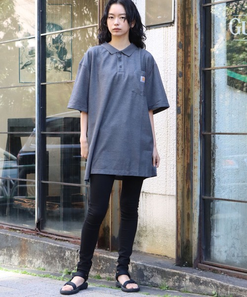 Carhartt(カーハート)の「Carhartt/カーハート LOOSE FIT MW SS POCKET ポロシャツ ブランドロゴ(ポロシャツ・メンズ・ブラック/グレー/チャコールグレー/ネイビー・M/L/XL/2XL)」の19枚目の写真