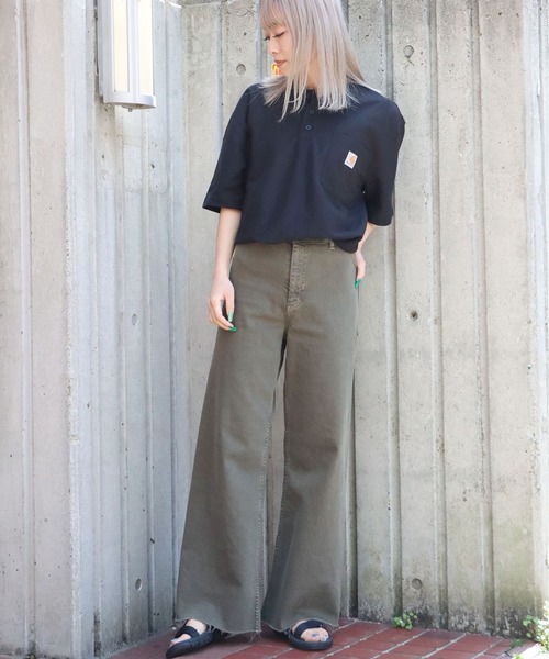 Carhartt(カーハート)の「Carhartt/カーハート LOOSE FIT MW SS POCKET ポロシャツ ブランドロゴ(ポロシャツ・メンズ・ブラック/グレー/チャコールグレー/ネイビー・M/L/XL/2XL)」の18枚目の写真