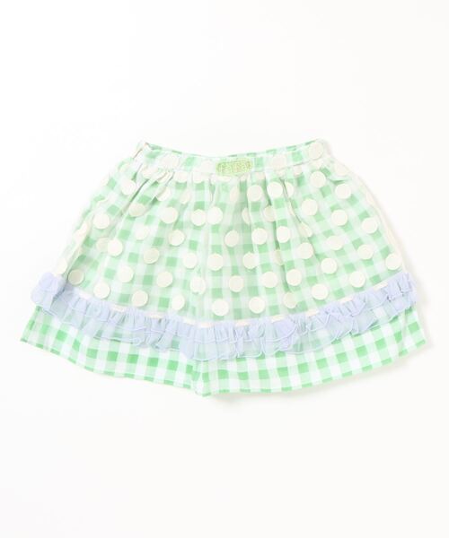 fafa（フェフェ）の「BAILEY | スカート（スカート・キッズ・グリーン・110cm/120cm/130cm）」の3枚目の写真
