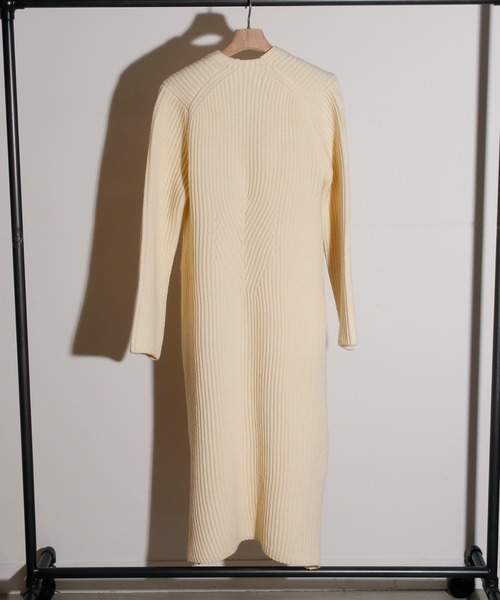 ジェーンスミス　Jane smith Vネック ニットロングワンピース セール】JANESMITH ジェーンスミス / V-NECK LONG SLEEVE