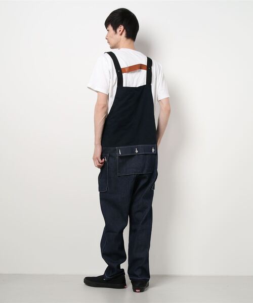 aimoha(アイモハ)の「【S'more】アウトドアアパレル サロペット(サロペット/オーバーオール・メンズ・ネイビー/カーキ・XX-LARGE/LARGE/X-LARGE/MEDIUM)」の4枚目の写真