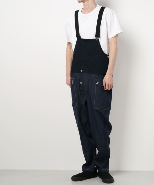 aimoha(アイモハ)の「【S'more】アウトドアアパレル サロペット(サロペット/オーバーオール・メンズ・ネイビー/カーキ・XX-LARGE/LARGE/X-LARGE/MEDIUM)」の2枚目の写真