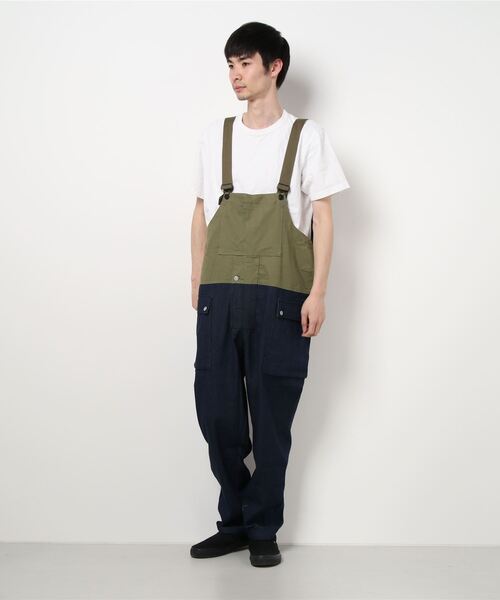 aimoha(アイモハ)の「【S'more】アウトドアアパレル サロペット(サロペット/オーバーオール・メンズ・ネイビー/カーキ・XX-LARGE/LARGE/X-LARGE/MEDIUM)」の6枚目の写真