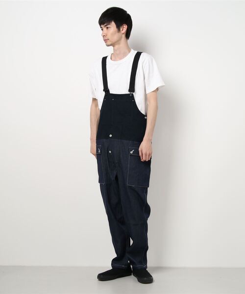 aimoha(アイモハ)の「【S'more】アウトドアアパレル サロペット(サロペット/オーバーオール・メンズ・ネイビー/カーキ・XX-LARGE/LARGE/X-LARGE/MEDIUM)」の5枚目の写真