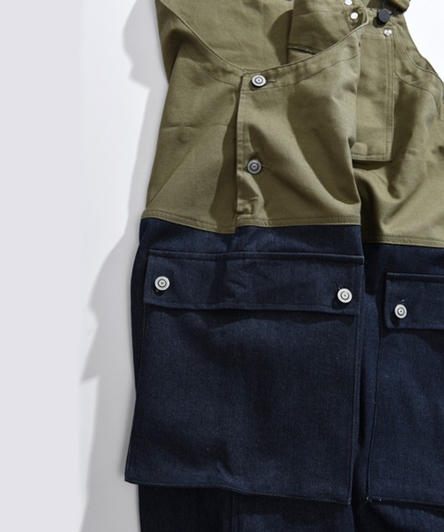 aimoha(アイモハ)の「【S'more】アウトドアアパレル サロペット(サロペット/オーバーオール・メンズ・ネイビー/カーキ・XX-LARGE/LARGE/X-LARGE/MEDIUM)」の15枚目の写真