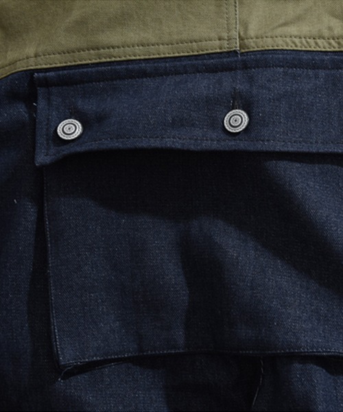 aimoha(アイモハ)の「【S'more】アウトドアアパレル サロペット(サロペット/オーバーオール・メンズ・ネイビー/カーキ・XX-LARGE/LARGE/X-LARGE/MEDIUM)」の14枚目の写真