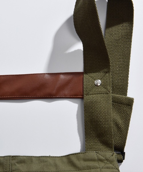 aimoha(アイモハ)の「【S'more】アウトドアアパレル サロペット(サロペット/オーバーオール・メンズ・ネイビー/カーキ・XX-LARGE/LARGE/X-LARGE/MEDIUM)」の12枚目の写真