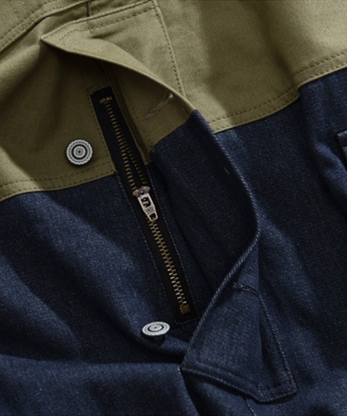 aimoha(アイモハ)の「【S'more】アウトドアアパレル サロペット(サロペット/オーバーオール・メンズ・ネイビー/カーキ・XX-LARGE/LARGE/X-LARGE/MEDIUM)」の7枚目の写真