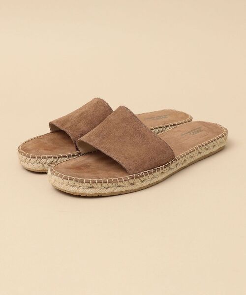 SHIPS(シップス)の「SHIPS: スエード サンダル(サンダル・メンズ・ブラック/ベージュ/キャメル・41/42/43)」の2枚目の写真