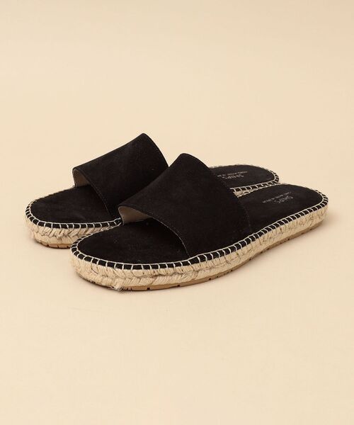 SHIPS(シップス)の「SHIPS: スエード サンダル(サンダル・メンズ・ブラック/ベージュ/キャメル・41/42/43)」の1枚目の写真