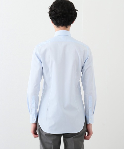 EDIFICE（エディフィス）の「セミワイド ポプリン シャツ（ビジネスシャツ・メンズ・ホワイト/ブルー・40/38/39/41/37）」の13枚目の写真