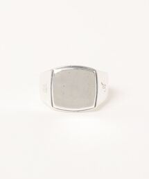 Burner | 【blatto Select】925シルバー　ロゴ入り　印台リング　フリーサイズ(リング)