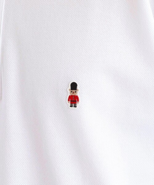 MACKINTOSH PHILOSOPHY（ﾏｯｷﾝﾄｯｼｭ ﾌｨﾛｿﾌｨｰ）の「コットン鹿の子 BB 半袖ヘンリーポロ（ポロシャツ・メンズ・ホワイト/グレー/ダークネイビー・40/38/36）」の15枚目の写真