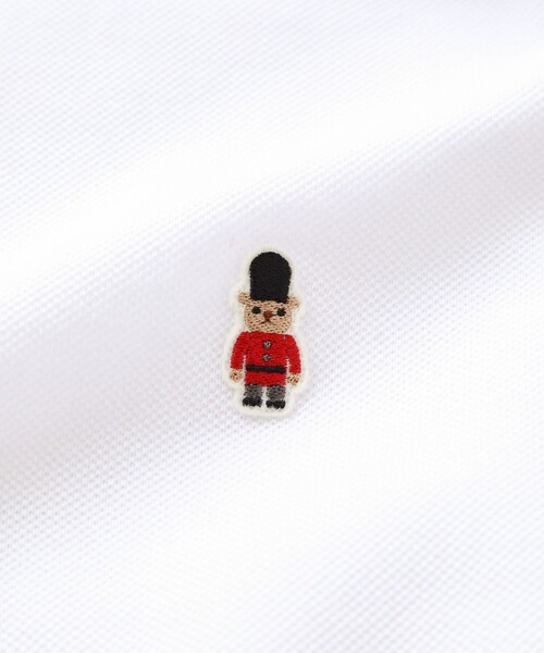 MACKINTOSH PHILOSOPHY（ﾏｯｷﾝﾄｯｼｭ ﾌｨﾛｿﾌｨｰ）の「コットン鹿の子 BB 半袖ヘンリーポロ（ポロシャツ・メンズ・ホワイト/グレー/ダークネイビー・40/38/36）」の19枚目の写真