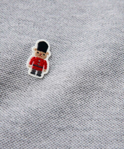 MACKINTOSH PHILOSOPHY（ﾏｯｷﾝﾄｯｼｭ ﾌｨﾛｿﾌｨｰ）の「コットン鹿の子 BB 半袖ヘンリーポロ（ポロシャツ・メンズ・ホワイト/グレー/ダークネイビー・40/38/36）」の20枚目の写真