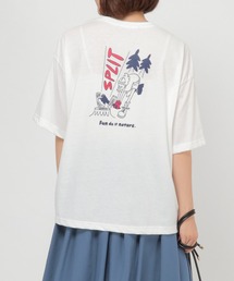 タケウチアツシコラボアウトドアTシャツ LADIES(薪割り)