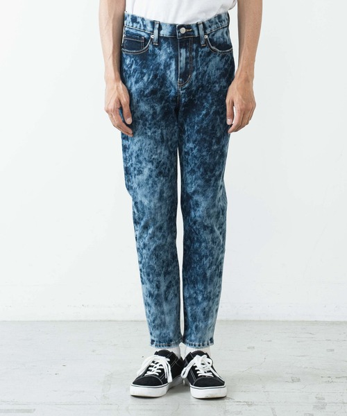 WEGO（ウィゴー）の「WEGO/ブリーチデニムスキニーパンツ（デニムパンツ・メンズ・コバルトブルー/スカイブルー・MEDIUM/LARGE）」の9枚目の写真