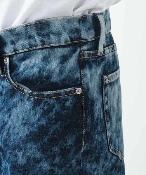 WEGO（ウィゴー）の「WEGO/ブリーチデニムスキニーパンツ（デニムパンツ・メンズ・コバルトブルー/スカイブルー・MEDIUM/LARGE）」の14枚目の写真