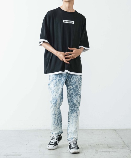 WEGO（ウィゴー）の「WEGO/ブリーチデニムスキニーパンツ（デニムパンツ・メンズ・コバルトブルー/スカイブルー・MEDIUM/LARGE）」の3枚目の写真