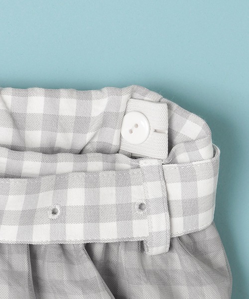 Lindsay（リンジィ）の「オーバーシアーチェック柄スカート（スカート・キッズ・グレー・160cm/150cm/140cm）」の5枚目の写真