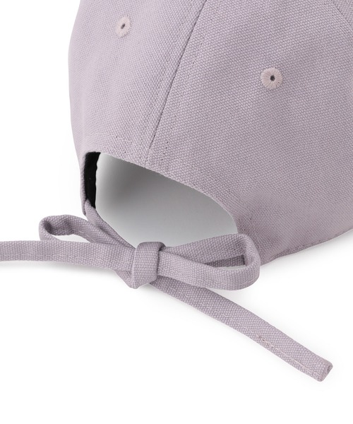 ROPE' PICNIC(ロペピクニック)の「キャンバスバックリボンキャップ(キャップ・レディース・ブラック/キナリ/カーキ/パープル系その他・FREE)」の7枚目の写真