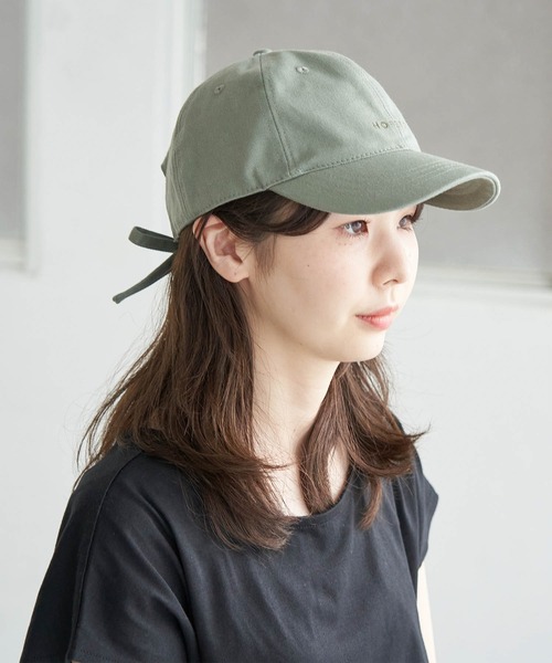 ROPE' PICNIC(ロペピクニック)の「キャンバスバックリボンキャップ(キャップ・レディース・ブラック/キナリ/カーキ/パープル系その他・FREE)」の15枚目の写真