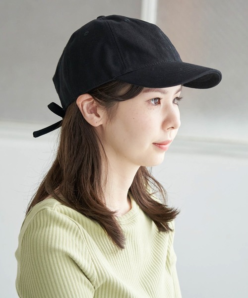 ROPE' PICNIC(ロペピクニック)の「キャンバスバックリボンキャップ(キャップ・レディース・ブラック/キナリ/カーキ/パープル系その他・FREE)」の16枚目の写真