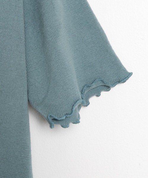 dispark（ディスパーク）の「DISPARK/【2点セット】キャミSETフラワーカーディガン（カーディガン/ボレロ・レディース・サックスブルー/アイボリー・FREE）」の7枚目の写真