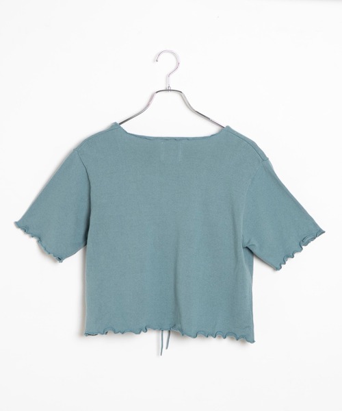 dispark（ディスパーク）の「DISPARK/【2点セット】キャミSETフラワーカーディガン（カーディガン/ボレロ・レディース・サックスブルー/アイボリー・FREE）」の3枚目の写真