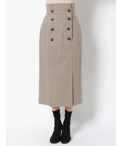 LAGUNAMOON(ラグナムーン)の「フロントボタンミリタリータイトスカート(スカート・レディース・ライトグレー/ボルドー/ネイビー・SMALL/MEDIUM)」の10枚目の写真