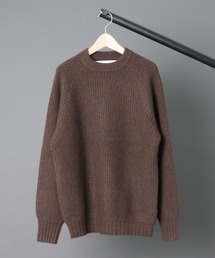 【 walenode / ウェルノード】 Tibetan yak Fisherman sweater / チベタンヤク フィッシャーマンセーター