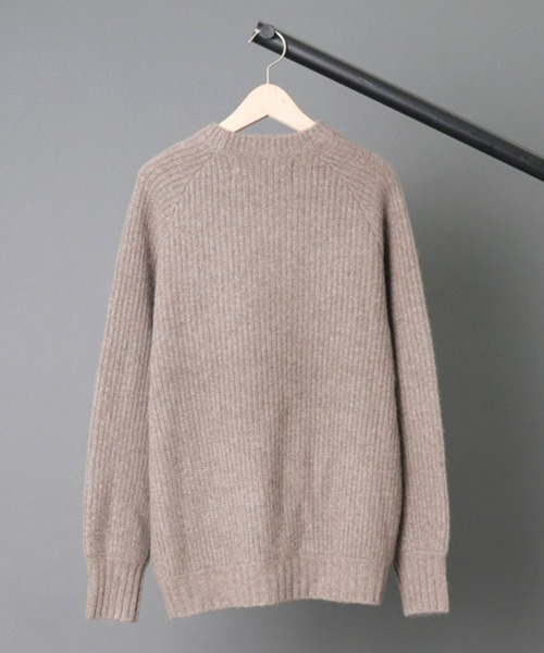 walenode(ウェルノード)の「【 walenode / ウェルノード】 Tibetan yak Fisherman sweater / チベタンヤク フィッシャーマンセーター(ニット/セーター・レディース・ブラック/モカ/ブラウン・1)」の9枚目の写真