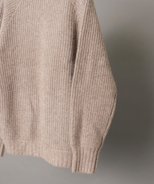 walenode(ウェルノード)の「【 walenode / ウェルノード】 Tibetan yak Fisherman sweater / チベタンヤク フィッシャーマンセーター(ニット/セーター・レディース・ブラック/モカ/ブラウン・1)」の10枚目の写真