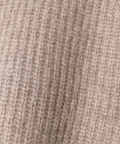 walenode(ウェルノード)の「【 walenode / ウェルノード】 Tibetan yak Fisherman sweater / チベタンヤク フィッシャーマンセーター(ニット/セーター・レディース・ブラック/モカ/ブラウン・1)」の12枚目の写真