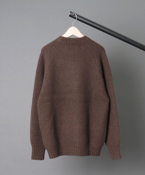 walenode(ウェルノード)の「【 walenode / ウェルノード】 Tibetan yak Fisherman sweater / チベタンヤク フィッシャーマンセーター(ニット/セーター・レディース・ブラック/モカ/ブラウン・1)」の15枚目の写真