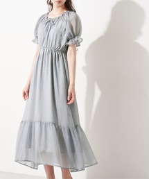 OLIVE des OLIVE | 2枚重ねリボンティアードワンピース(ワンピース)