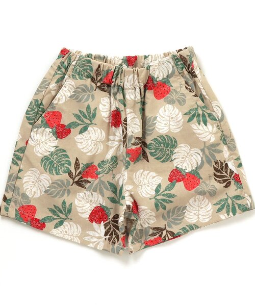 BREEZE（ブリーズ）の「フルーツ総柄パンツ 4分丈（その他パンツ・キッズ・グリーン/イエロー/レインボー/カーキ/ブラウン/ベージュ/ピンク/キナリ/ブルー/ミント・100/110/140/90/130/80/120）」の3枚目の写真