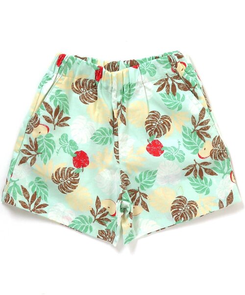 BREEZE（ブリーズ）の「フルーツ総柄パンツ 4分丈（その他パンツ・キッズ・グリーン/イエロー/レインボー/カーキ/ブラウン/ベージュ/ピンク/キナリ/ブルー/ミント・100/110/140/90/130/80/120）」の6枚目の写真