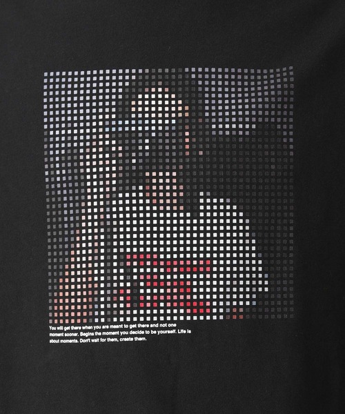 JUNRED(ジュンレッド)の「スクエアドットガールズTee(Tシャツ/カットソー・メンズ・ホワイト/ブラック/サックスブルー・S/M/L)」の12枚目の写真