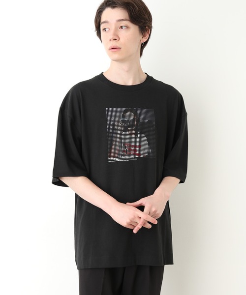 JUNRED(ジュンレッド)の「スクエアドットガールズTee(Tシャツ/カットソー・メンズ・ホワイト/ブラック/サックスブルー・S/M/L)」の16枚目の写真