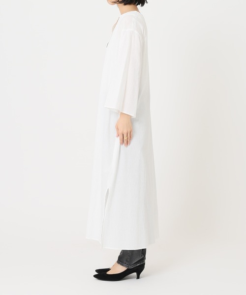JOURNAL STANDARD relume（ジャーナルスタンダード　レリューム）の「コットンクレープカフタンワンピース◆（ワンピース・レディース・ホワイト/ベージュ/ネイビー・FREE）」の18枚目の写真
