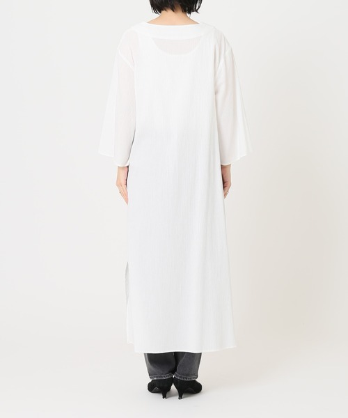 JOURNAL STANDARD relume（ジャーナルスタンダード　レリューム）の「コットンクレープカフタンワンピース◆（ワンピース・レディース・ホワイト/ベージュ/ネイビー・FREE）」の19枚目の写真
