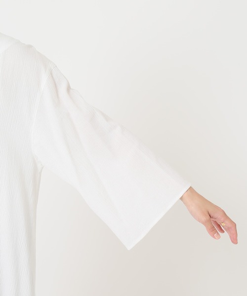 JOURNAL STANDARD relume（ジャーナルスタンダード　レリューム）の「コットンクレープカフタンワンピース◆（ワンピース・レディース・ホワイト/ベージュ/ネイビー・FREE）」の22枚目の写真