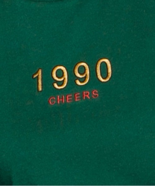 PairPair(ペアペア)の「1990ロゴTシャツ(ユニセックス)(Tシャツ/カットソー・レディース・オフホワイト/グリーン/スミクロ・FREE)」の11枚目の写真