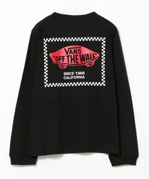 B:MING by BEAMS（ビーミングバイビームス）の「VANS / チェッカー ボックス ロゴ ロング Tシャツ(105～155cm)（Tシャツ/カットソー・キッズ・ホワイト/ブラック/グレー・S(105～115cm)/L(145～155cm)/M(125～135cm)）」の11枚目の写真